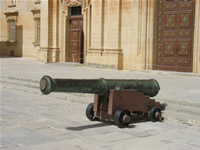 Alte Kanone in Mdina
