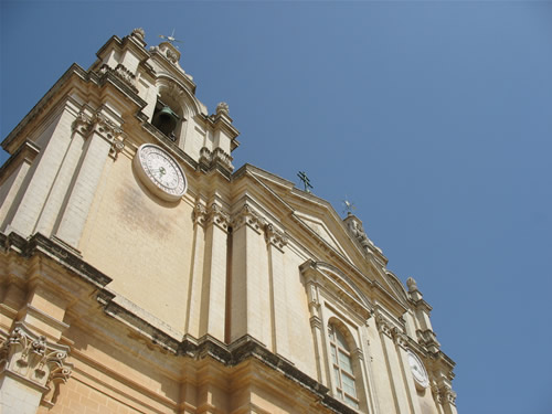 St. Peter & Paul Kathedrale in Mdina, Malta.