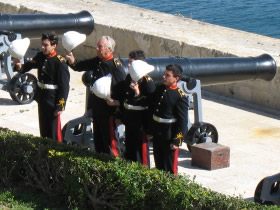 Saluting Battery in Valletta