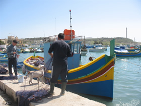 Fischer in Marsaxlokk, Malta